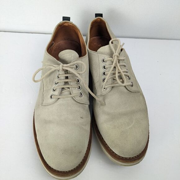 Heshung Mens Oxford cream sued shoes size 7 "Bryone" - Picture 2 of 6